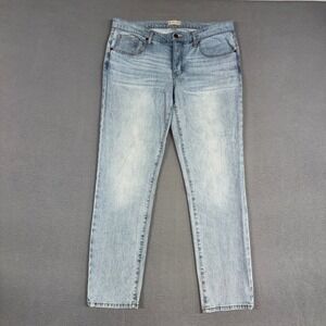 Oliver Logan Jeans Womens 31 (Fit 34) Light Blue Straight Leg Light Wash Denim